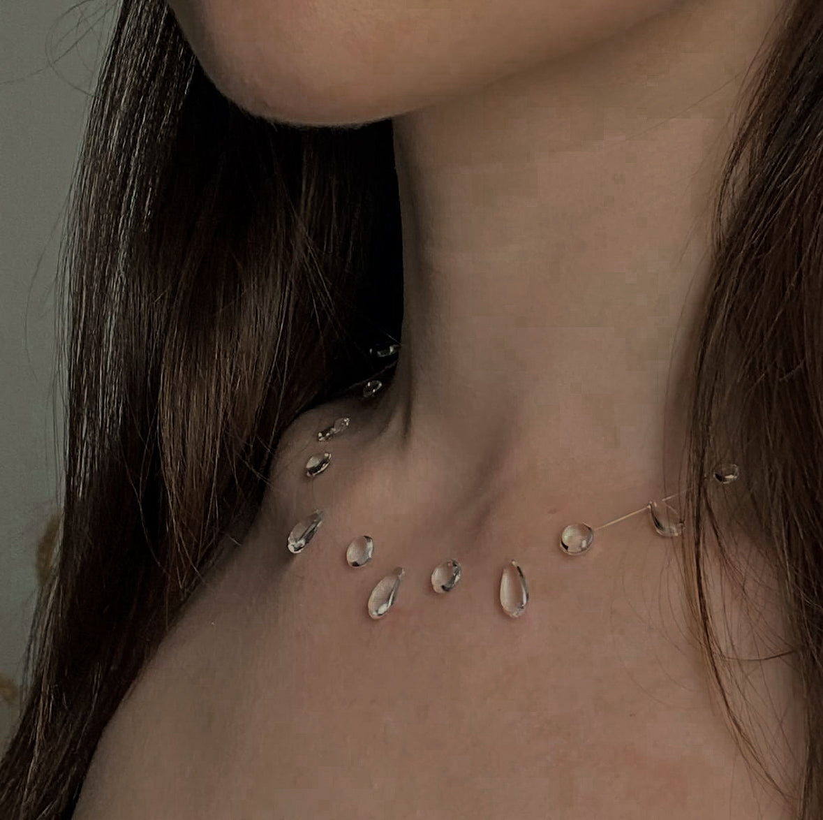 Water Drop Rain Necklace – Regina Jewelry