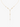 Stardust Y-Shape Necklace Sterling Silver