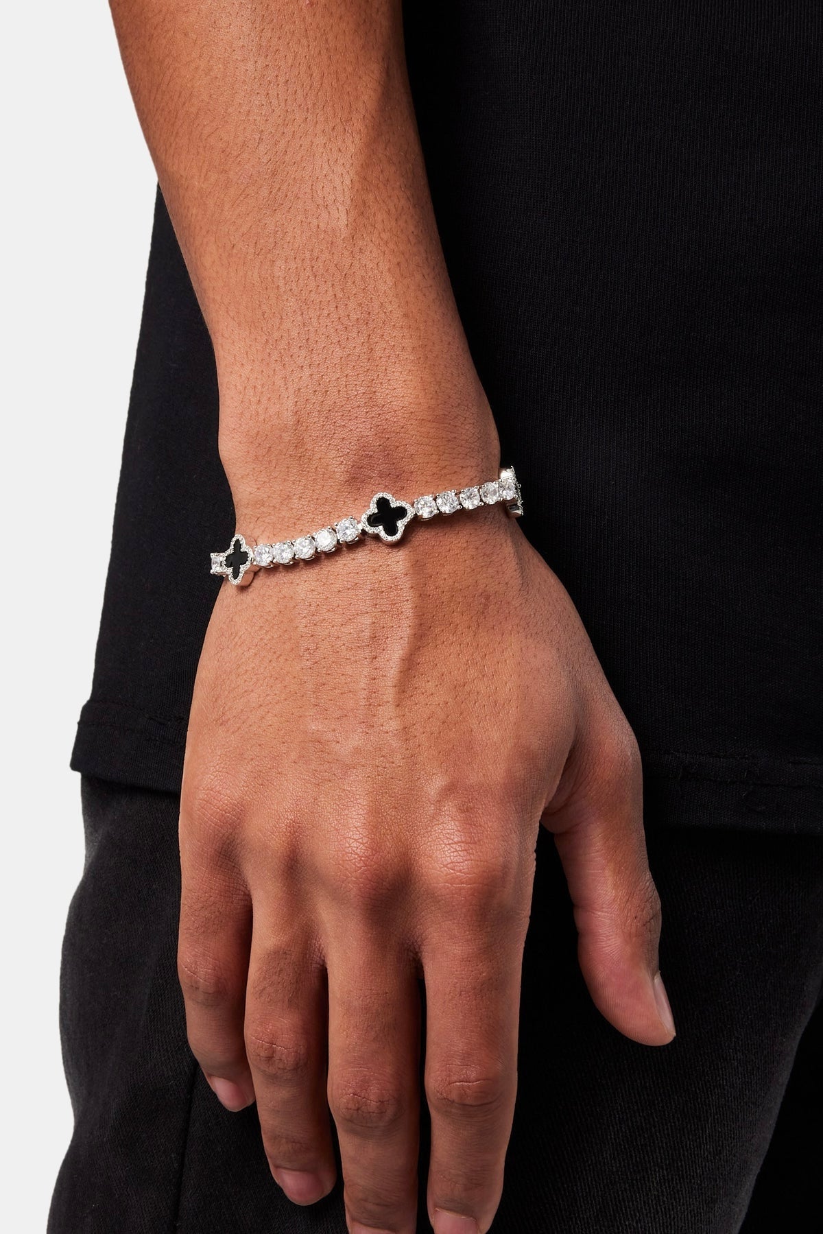 Clover Tennis Bracelet For Men – Regina Jewelry