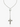 Lariat Cross Pearl Necklace