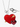 Valentine’s Gift | Red Rose Heart With Necklace