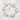 Blumenklee Armband Weiß 
