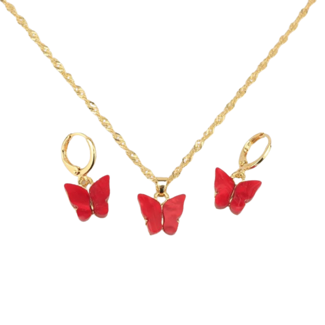 Butterfly Necklace (8 Colors)