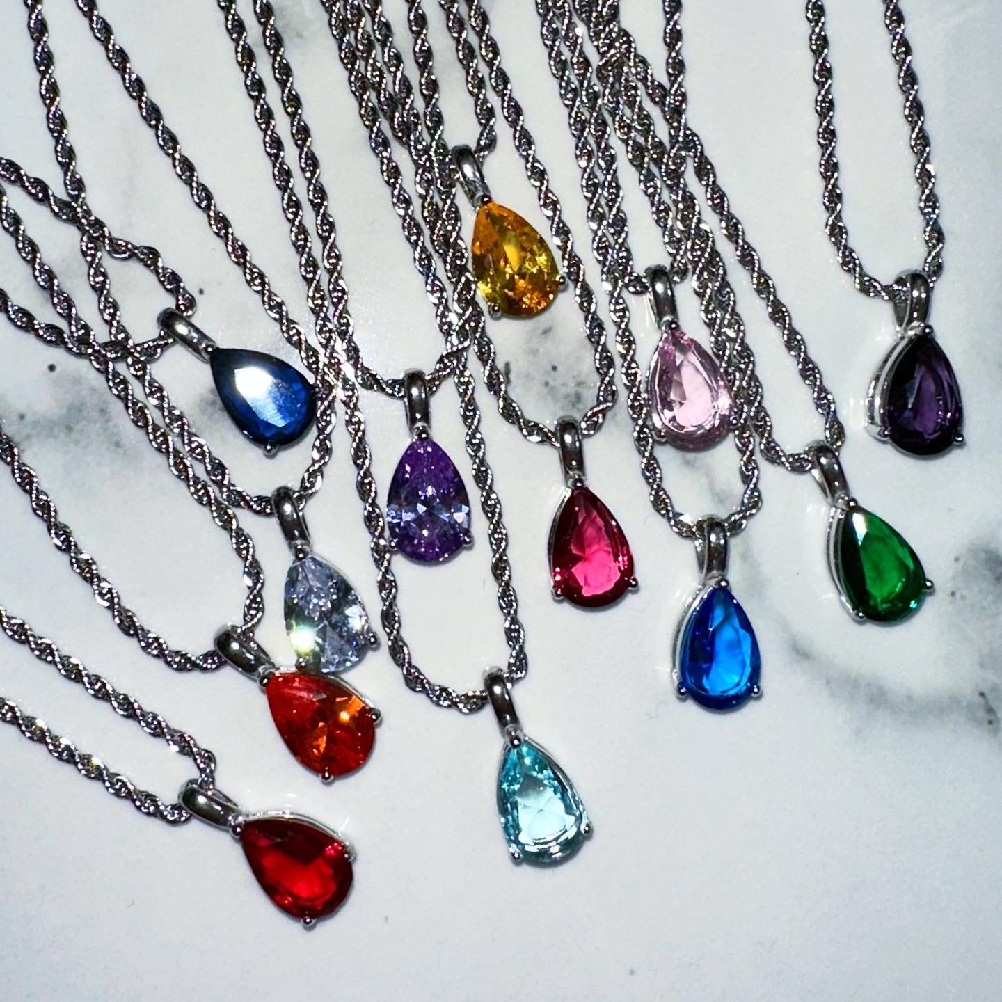 Birthstone Necklace – Regina Jewelry