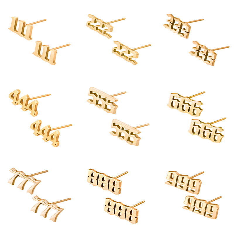 Angel Number Earrings