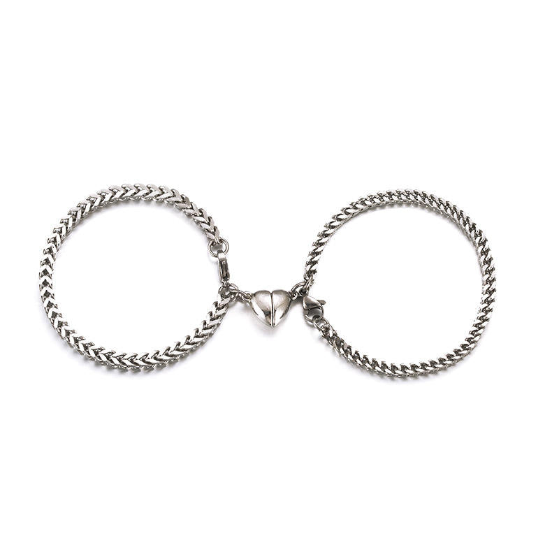 Magnetic Couples Bracelet Set