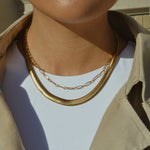 Wide Snake Chain (Gold & Silver)
