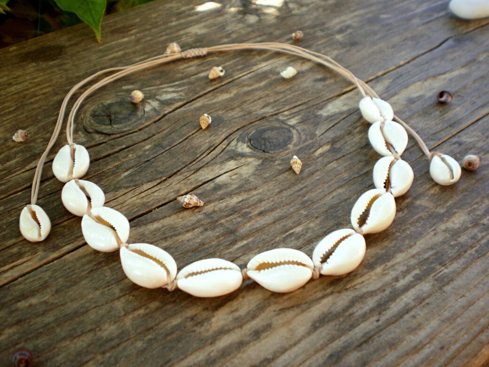 Handmade Shell Necklace & Bracelet