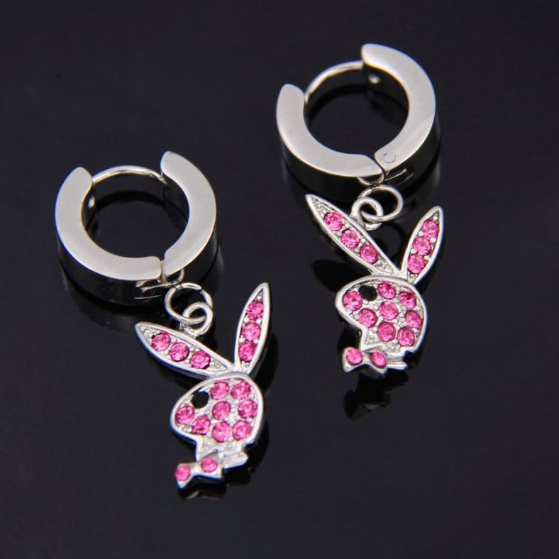 Y2K Bunny (Pink & Silver)