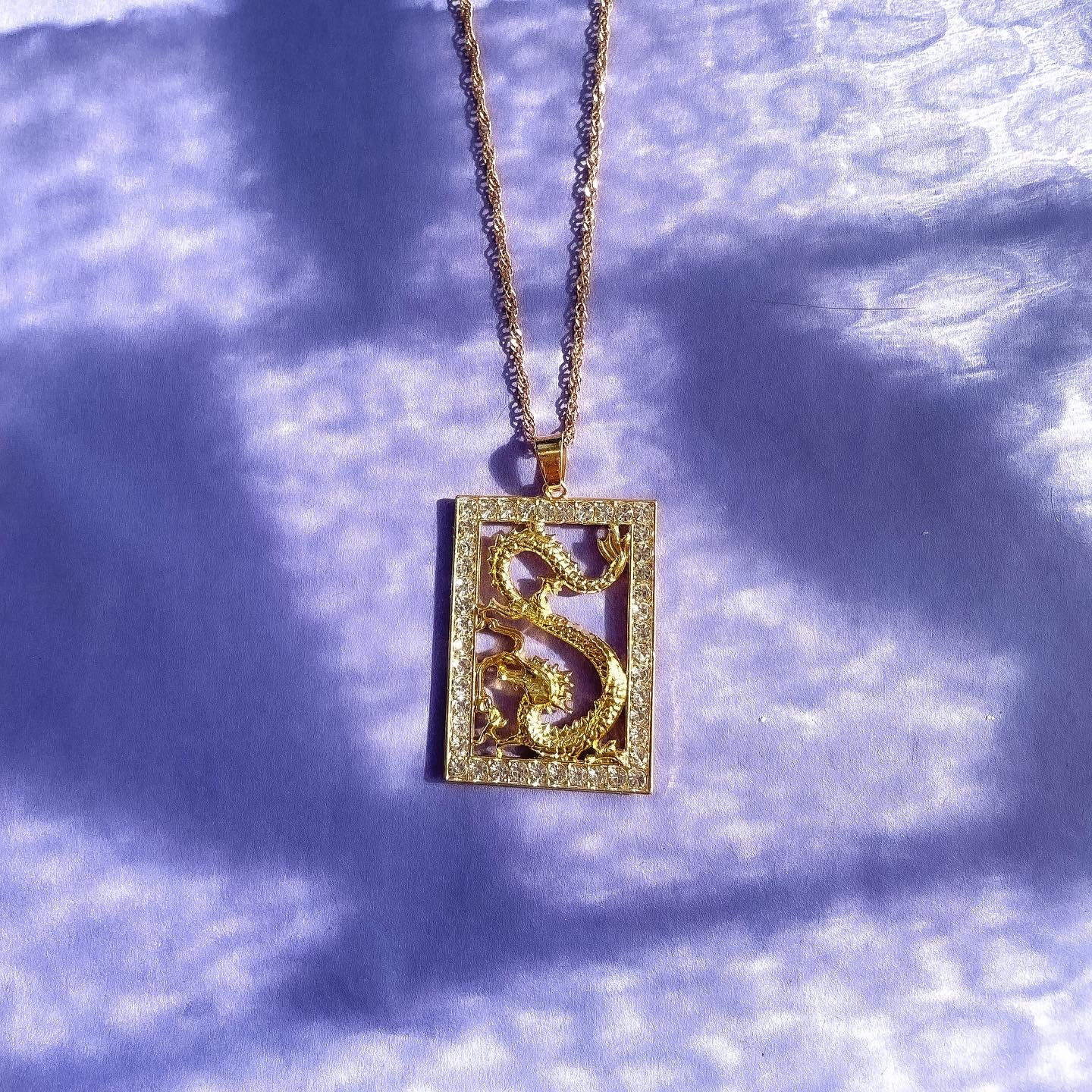 Dragon tablet necklace Clearance