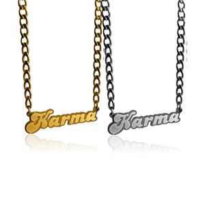 Karma Necklace (Gold & Silver)